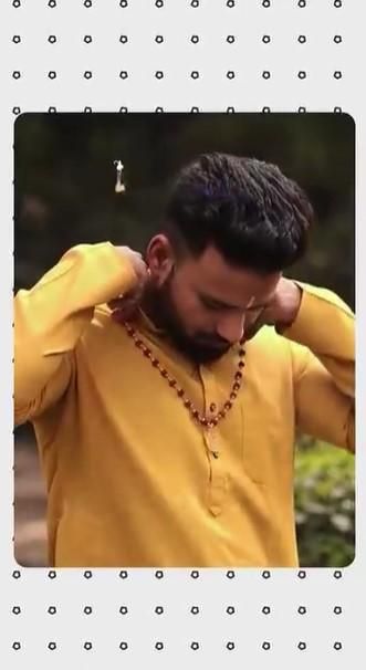 Sankatmochan Siddhi Mala with Pendant – For Men