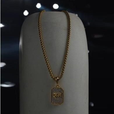 Shree Ram Pendant With Chain – Devotional Wear