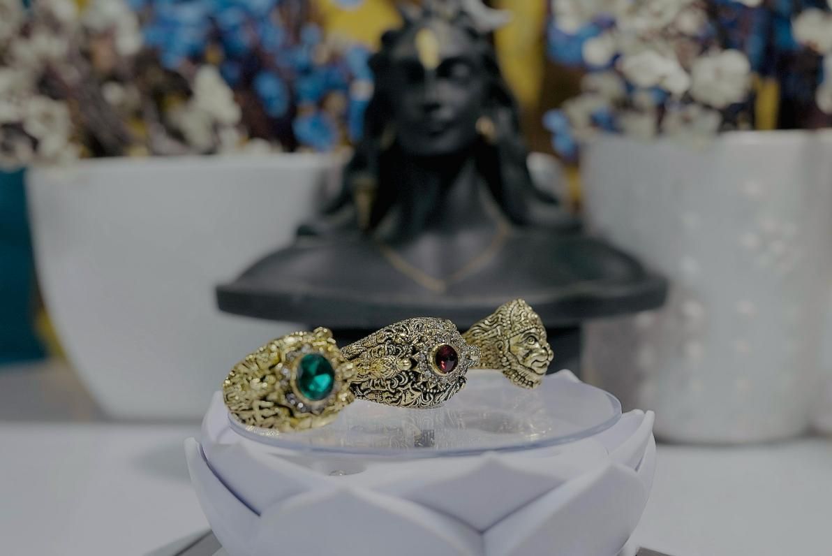 Shiv, Ganesh & Hanuman Rings – Combo of 3