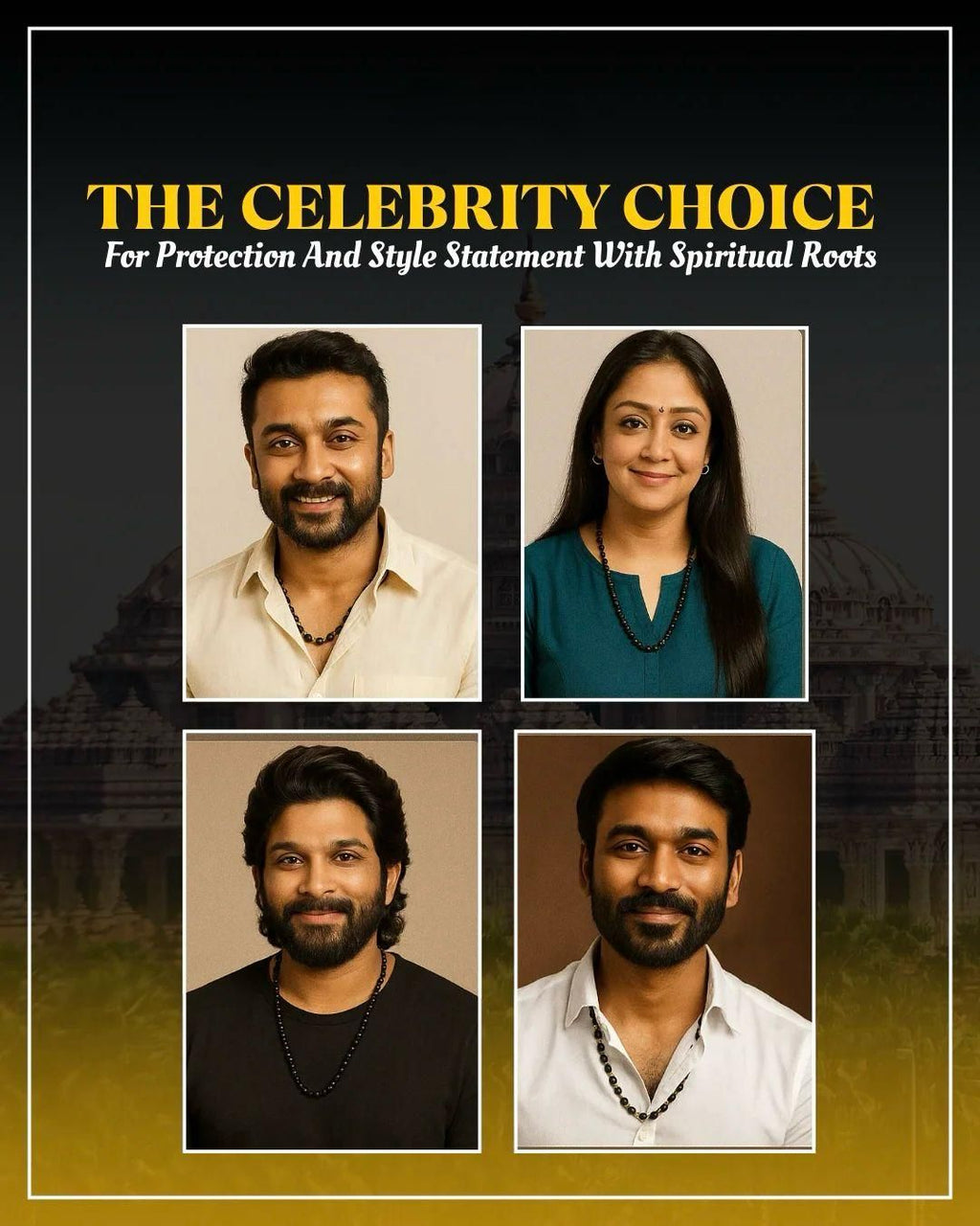 Original Karungali Ebony Wood Mala – 108 Beads