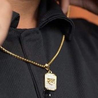 Shree Ram Pendant With Chain – Devotional Wear