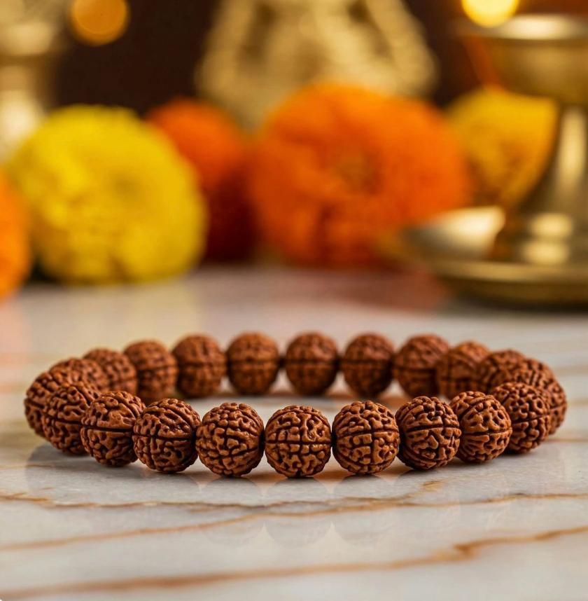 7 Mukhi Rudraksha Healing Bracelet